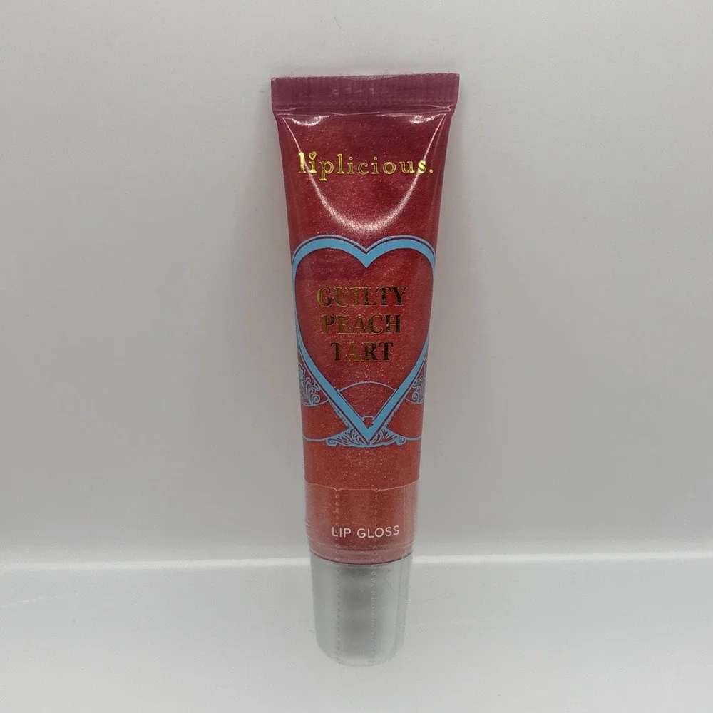 Bath & Body Works Lip Gloss Liplicious Guilty Peach Tart 0.47 Oz Rare Sealed
